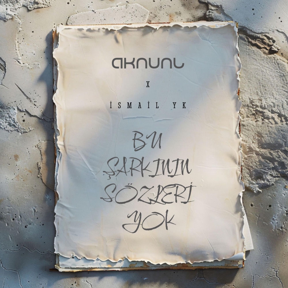 Bu Şarkının Sözleri Yok (feat. İsmail YK) resmî yayın kapağı