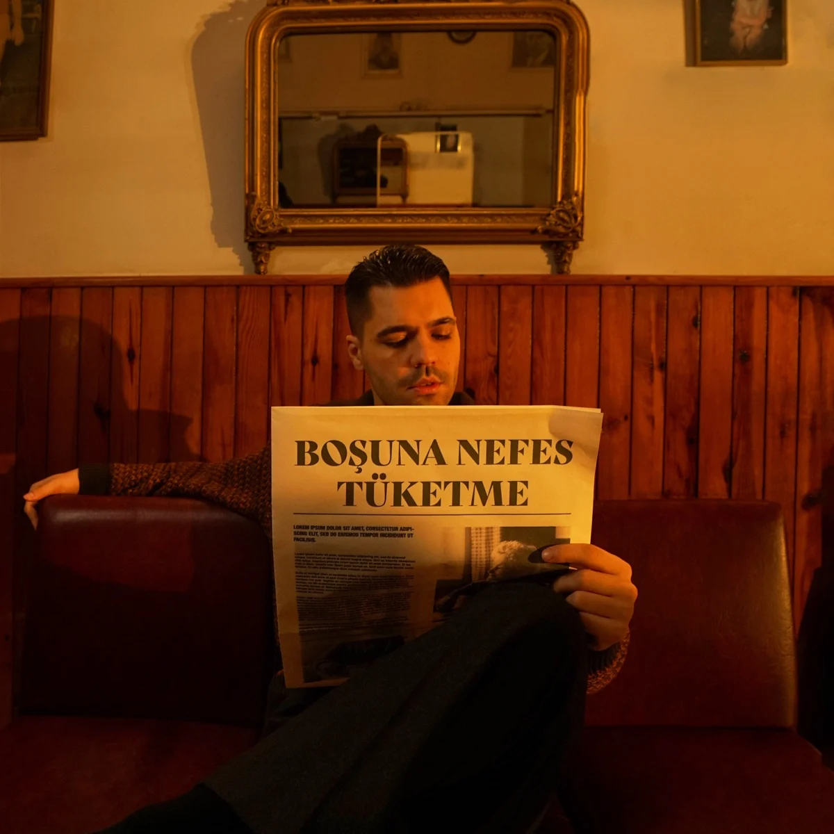 Boşuna Nefes Tüketme - Single resmî yayın kapağı