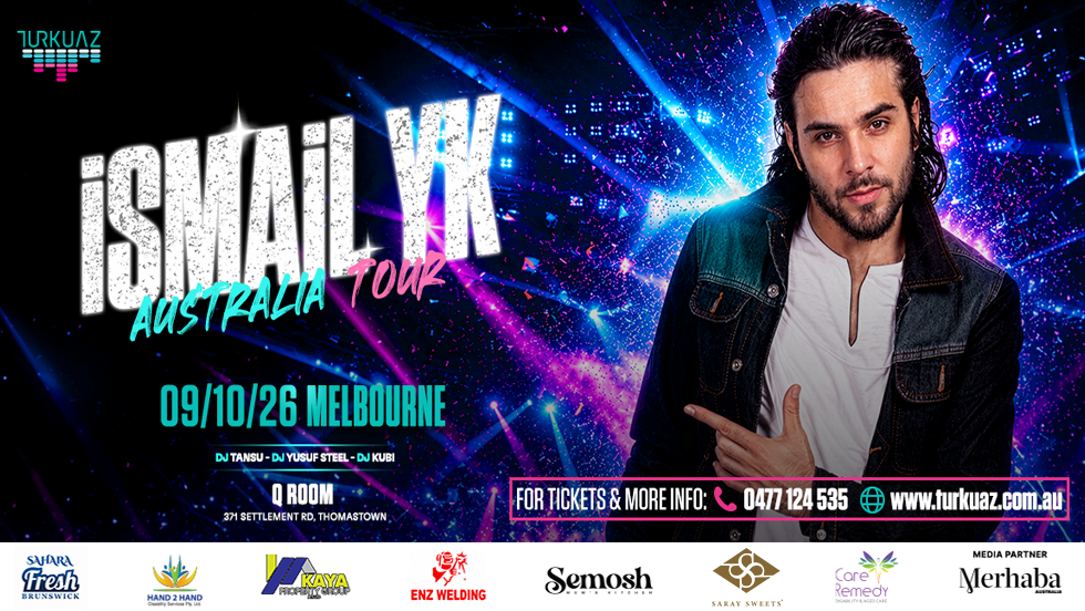 İsmail YK Melbourne Konseri: 2026-10-09 Q Room kaynaklı etkinlik görseli
