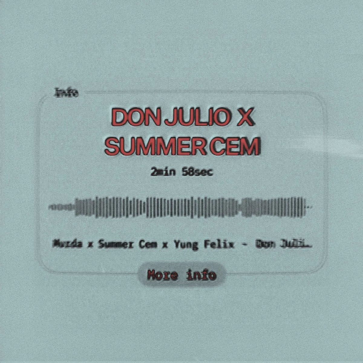 DON JULIO için Apple Music kataloğunda doğrulanan resmî yayın kapağı. · DON JULIO